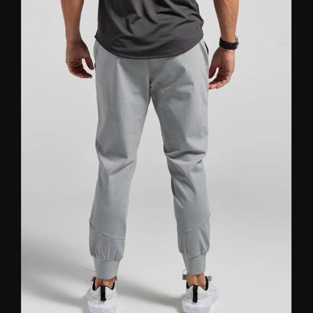 BYLT Premium Basics Active Jogger Pant, Elite+ Heather Grey, Men's Size Large - Picture 15 of 16